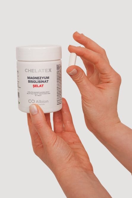 Chelatex Magnezyum Bisglisinat Şelat 60 Tablet - Görsel 5