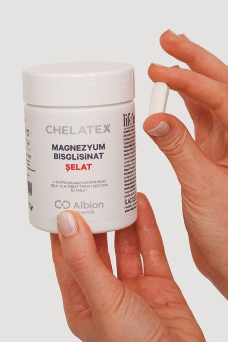 Chelatex Magnezyum Bisglisinat Şelat 60 Tablet - Görsel 6